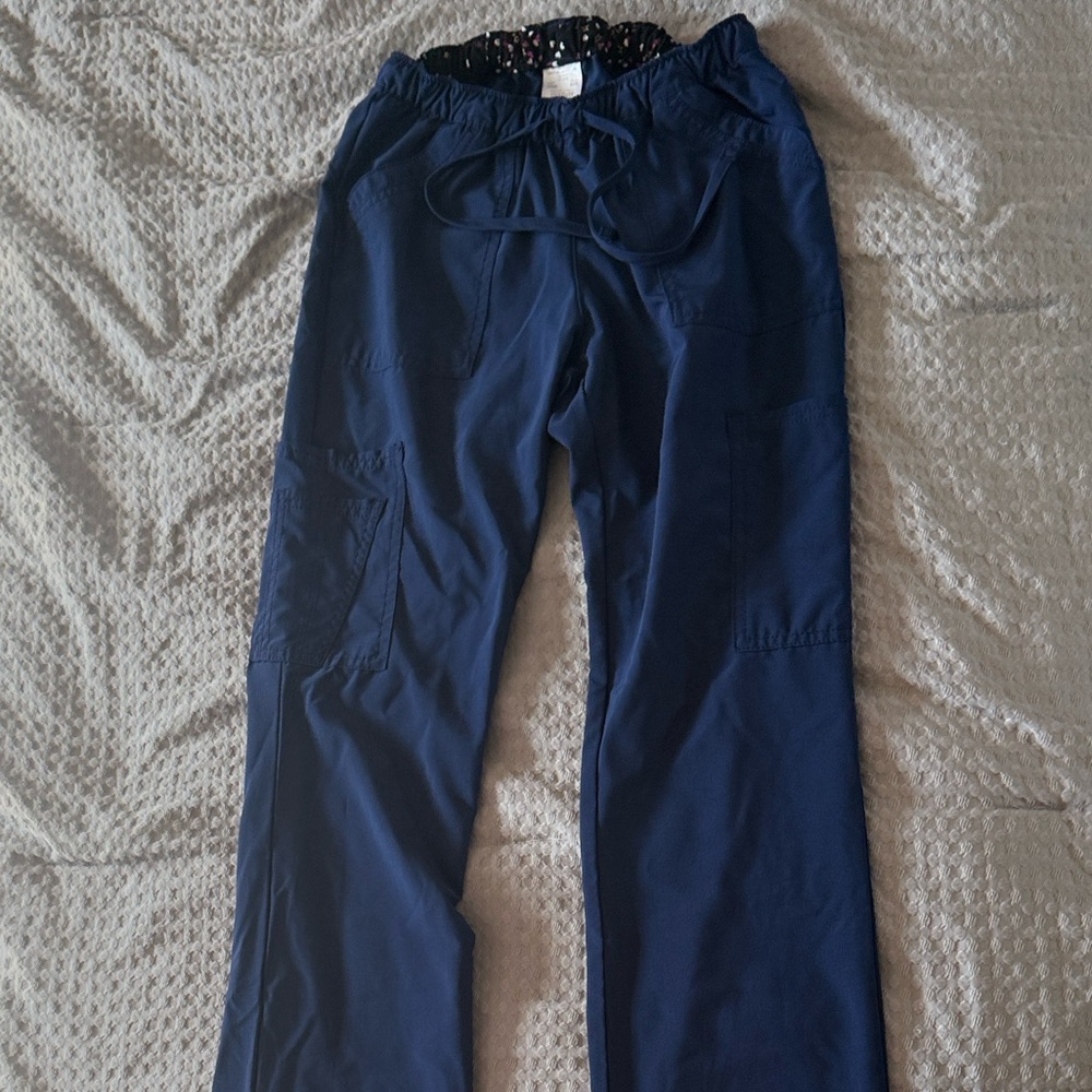 Heart Soul Navy Blue Women's XS scrub Pants